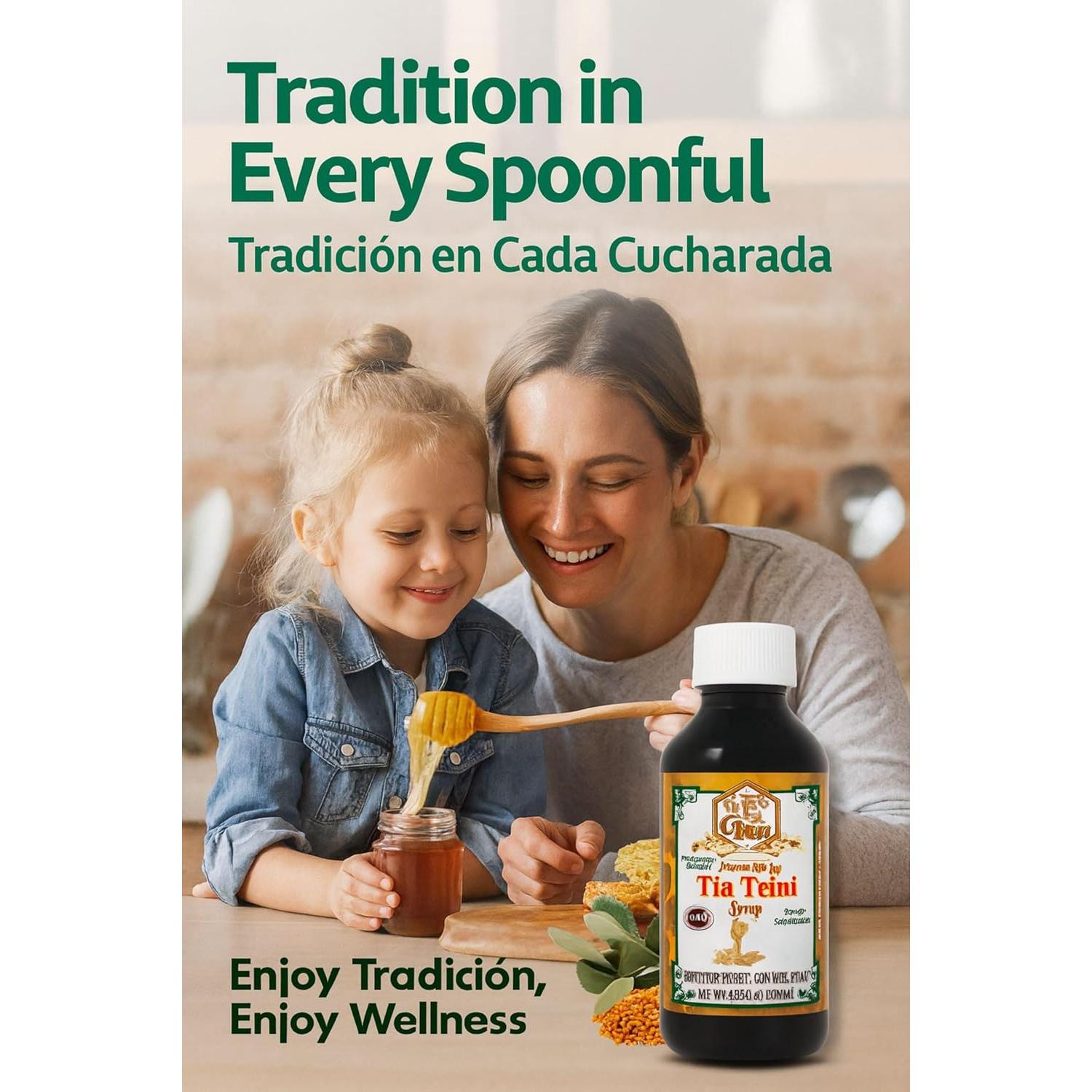 Jarabe Suplemento Dietético Tía Trini con Miel Pura 120 ml