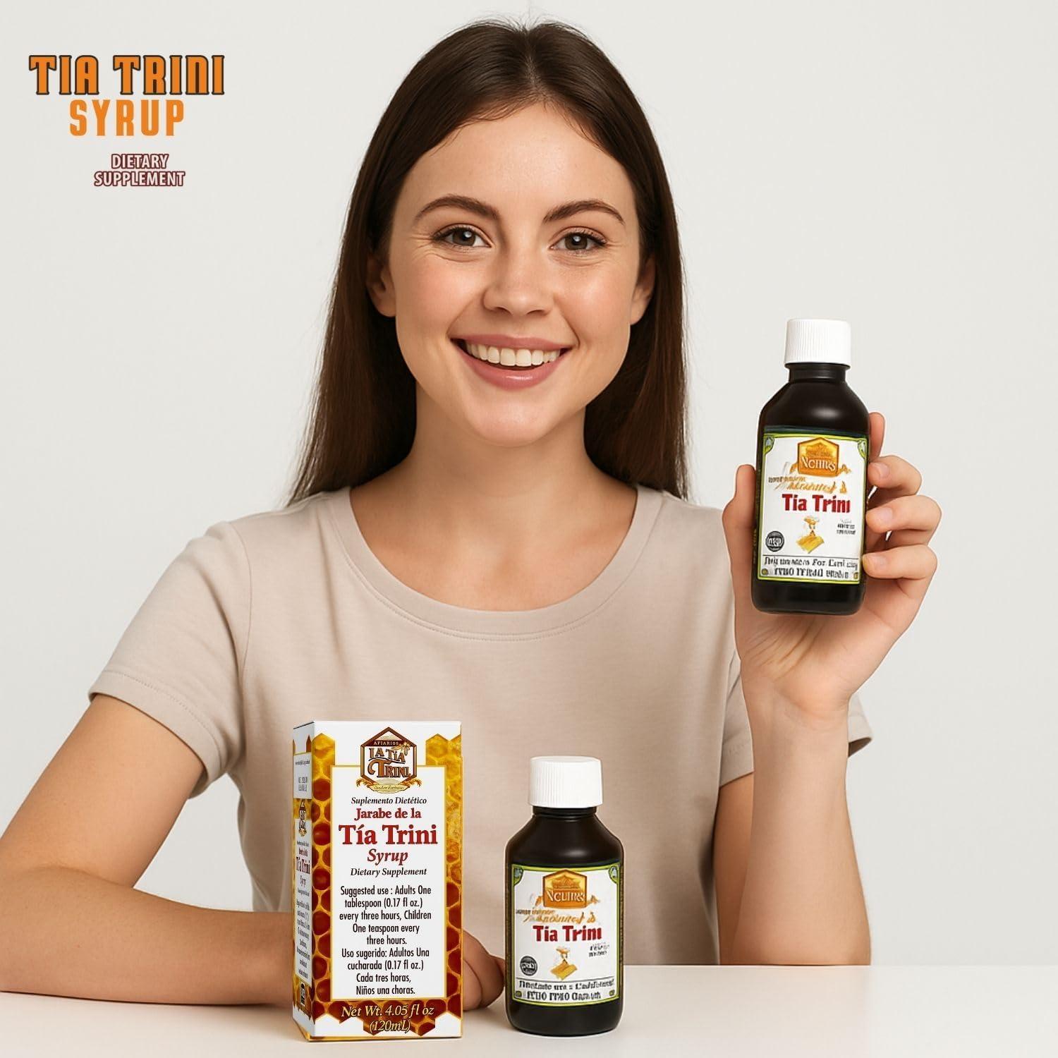 Jarabe Suplemento Dietético Tía Trini con Miel Pura 120 ml