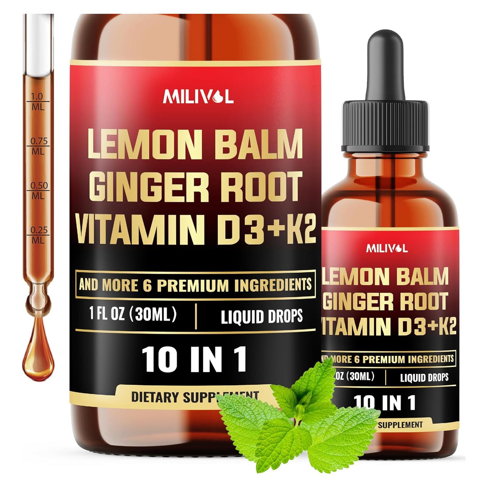 Tinctura de Melisa 10en1 Milivol 3300mg 60 Porciones