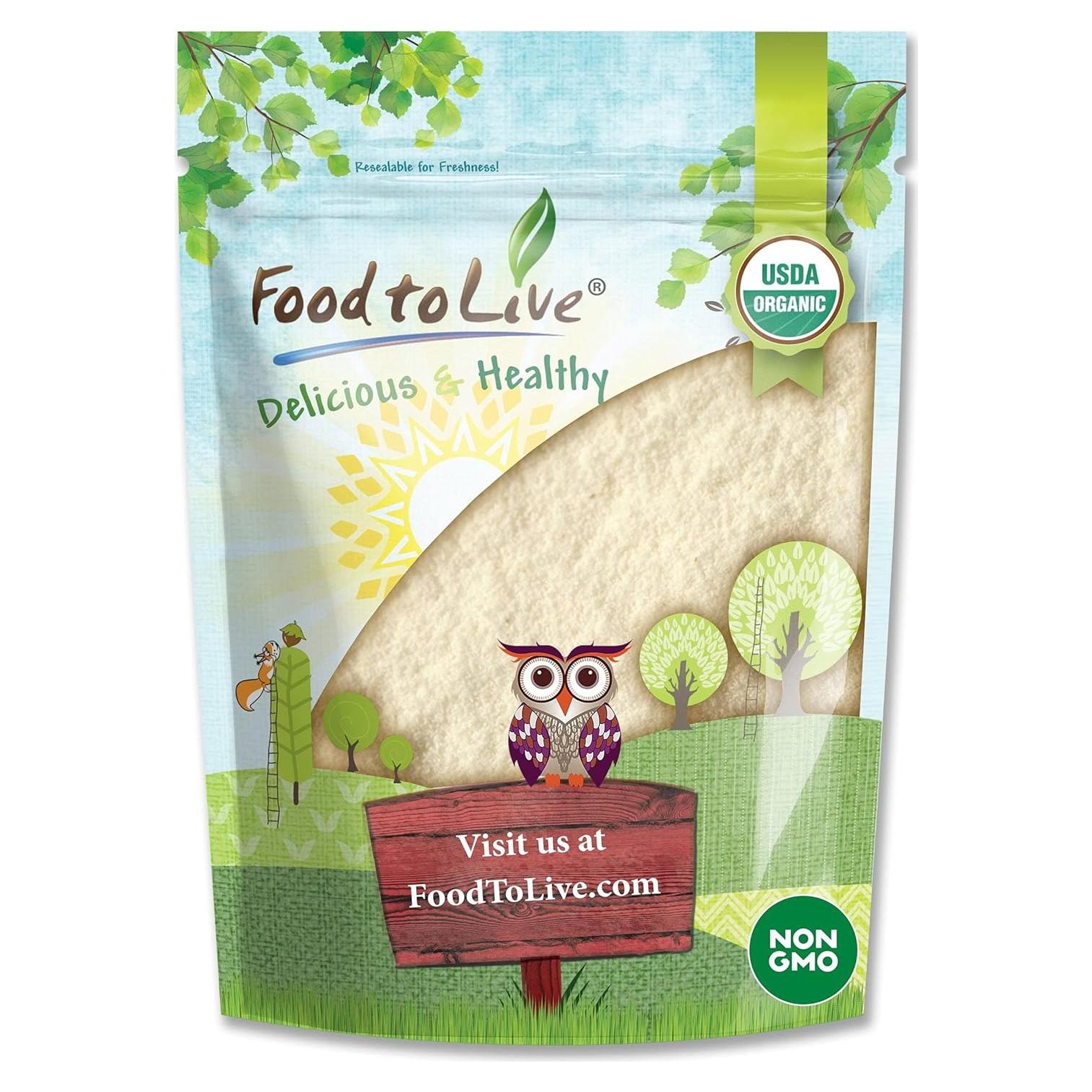 Polvo de Limón Orgánico Food to Live 0.45 kg - Sin Sulfitos