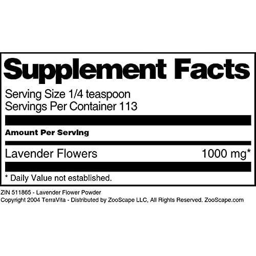 Polvo de Flor de Lavanda TerraVita 113.4 g Sin Rellenos