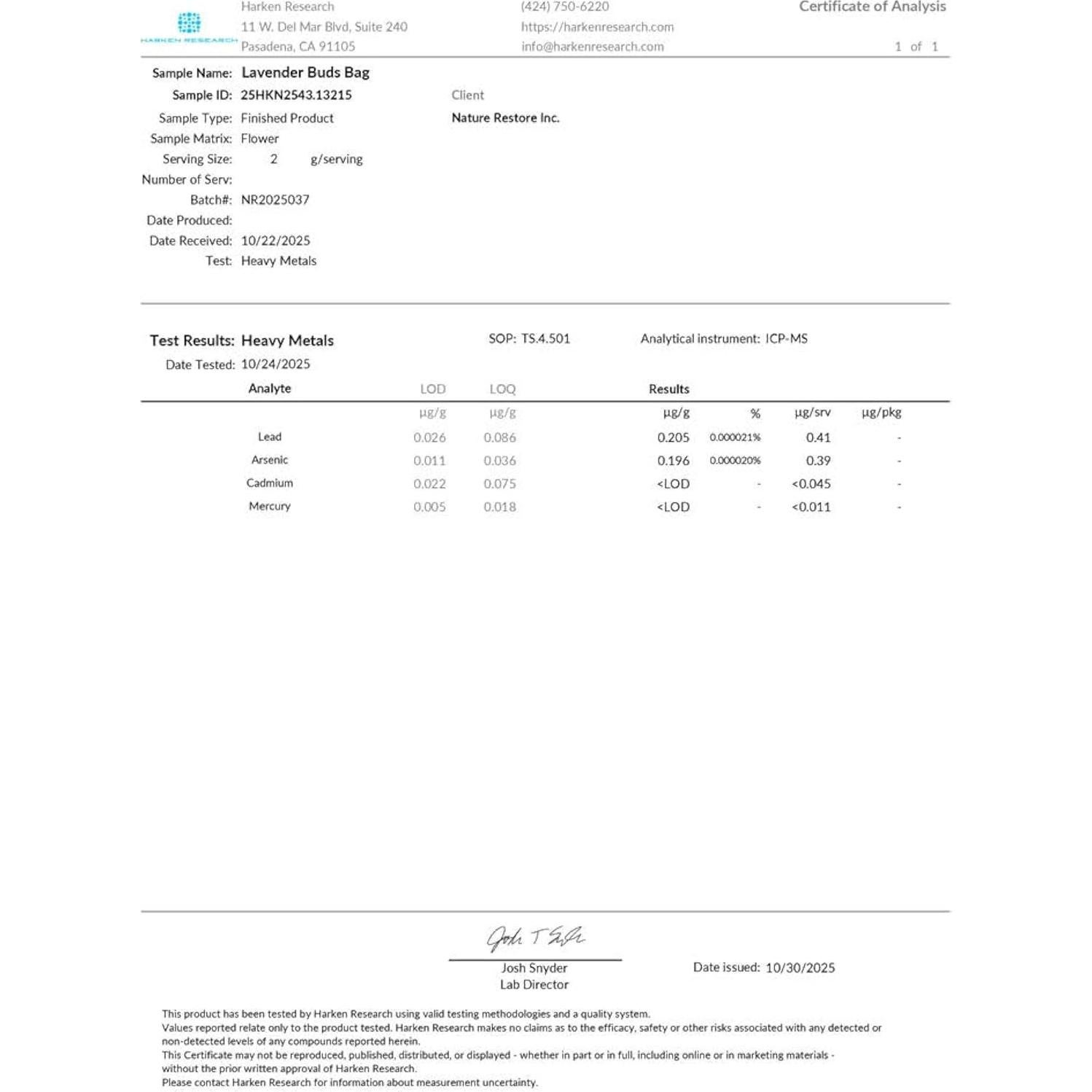 Flores de Lavanda Secas Orgánicas Restaurar la Naturaleza 113g