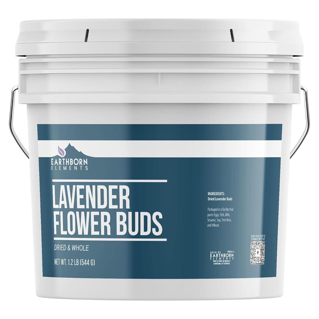 Buds de Flor de Lavanda Secos Earthborn Elements 539g