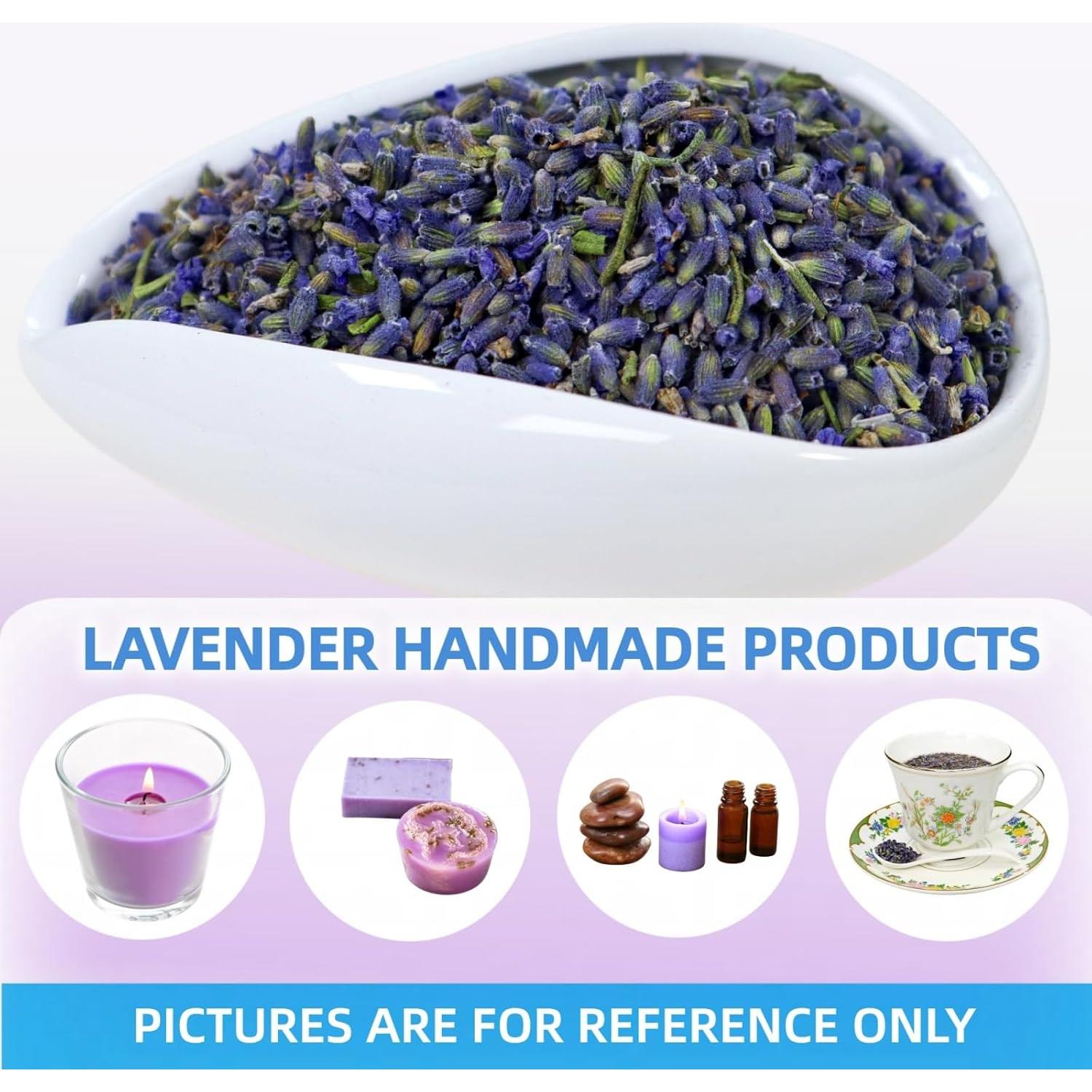 Flores Secas de Lavanda MeiTee 200g - Aroma Natural para DIY
