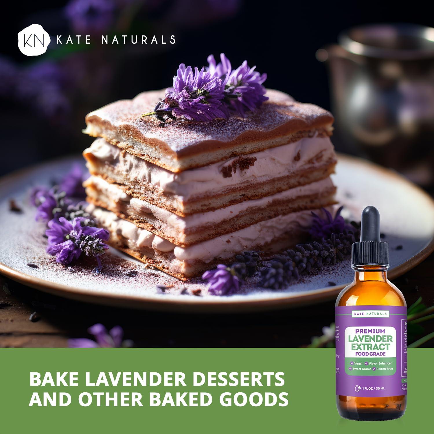 Extracto de Lavanda Kate Naturals 28.35ml Grado Alimenticio