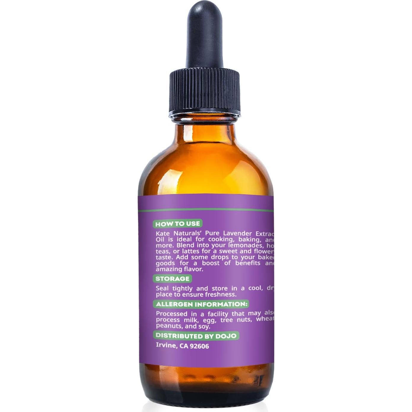 Extracto de Lavanda Kate Naturals 28.35ml Grado Alimenticio