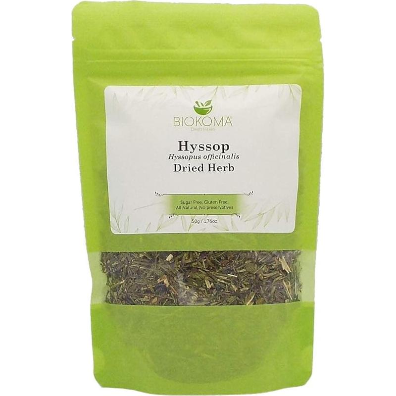 Hierba de Hisopo Seca Orgánica Biokoma 50g - Té Natural Sin Aditivos