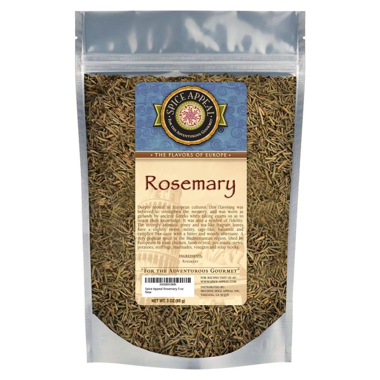 Romero seco Spice Appeal 85g - Especia natural para cocina