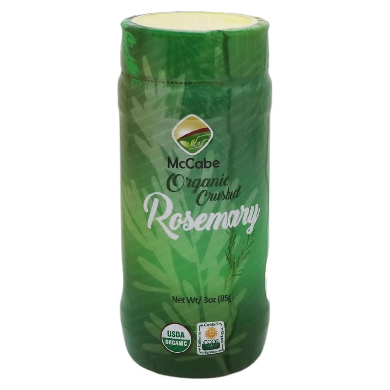 Romero Triturado Orgánico McCabe 85g - Certificado USDA y CCOF