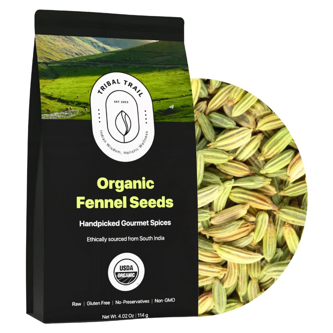Semillas de Hinojo Orgánicas Tribal Trail 114 g - USDA Certificado