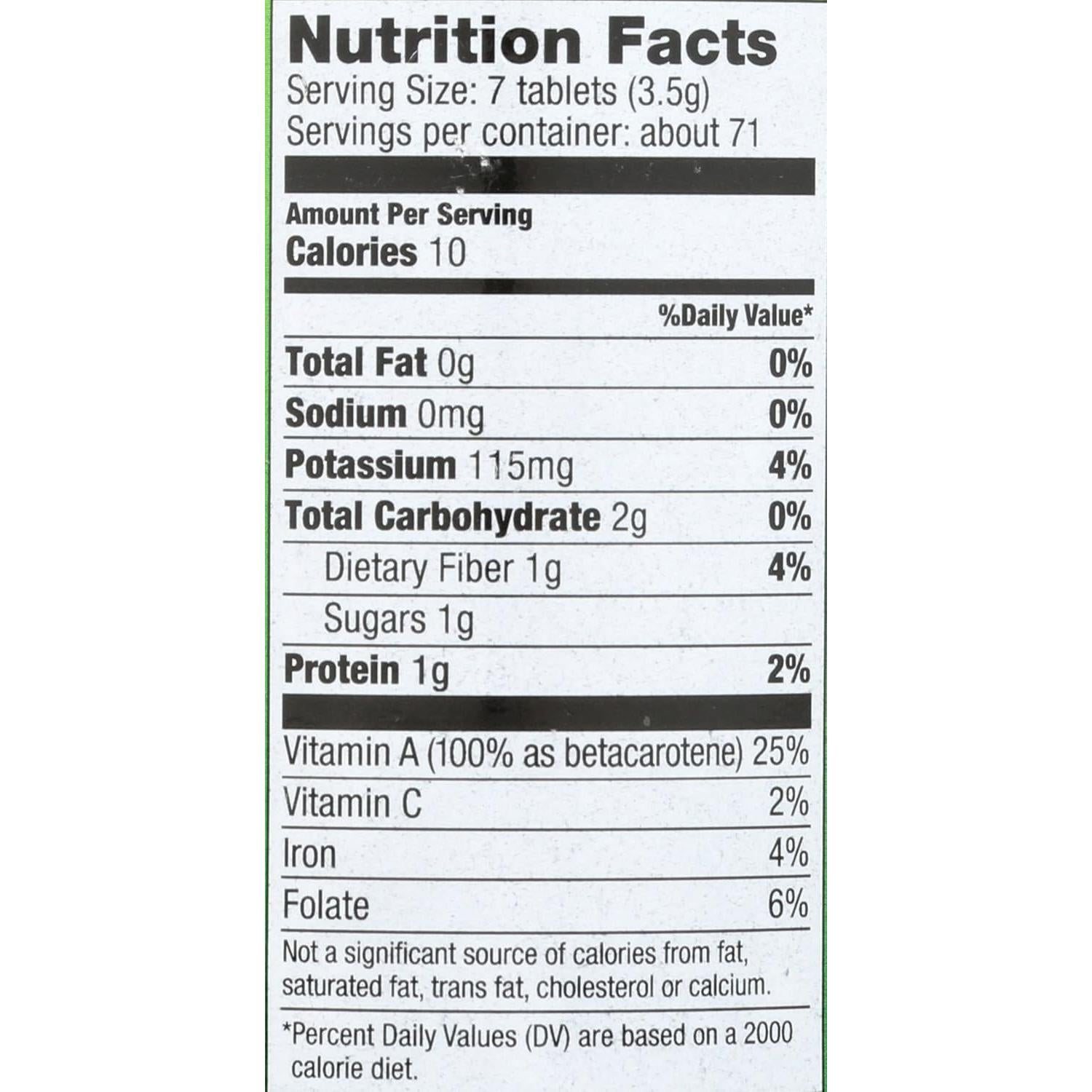 Tabletas de Pasto de Cebada Pines - 500 Unidades Orgánicas