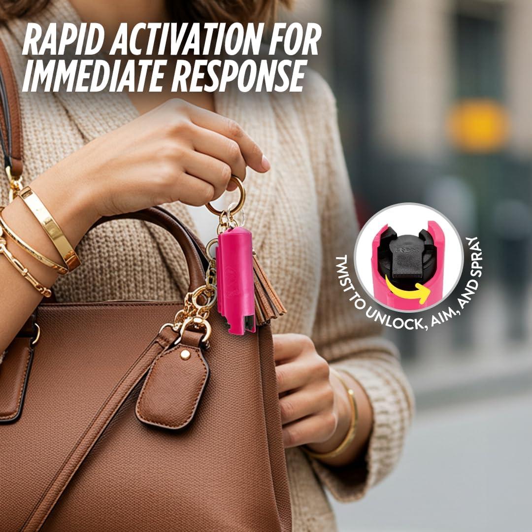 Pistola de Pimienta Guard Dog Security Rosa 14.79 ml 2 Piezas