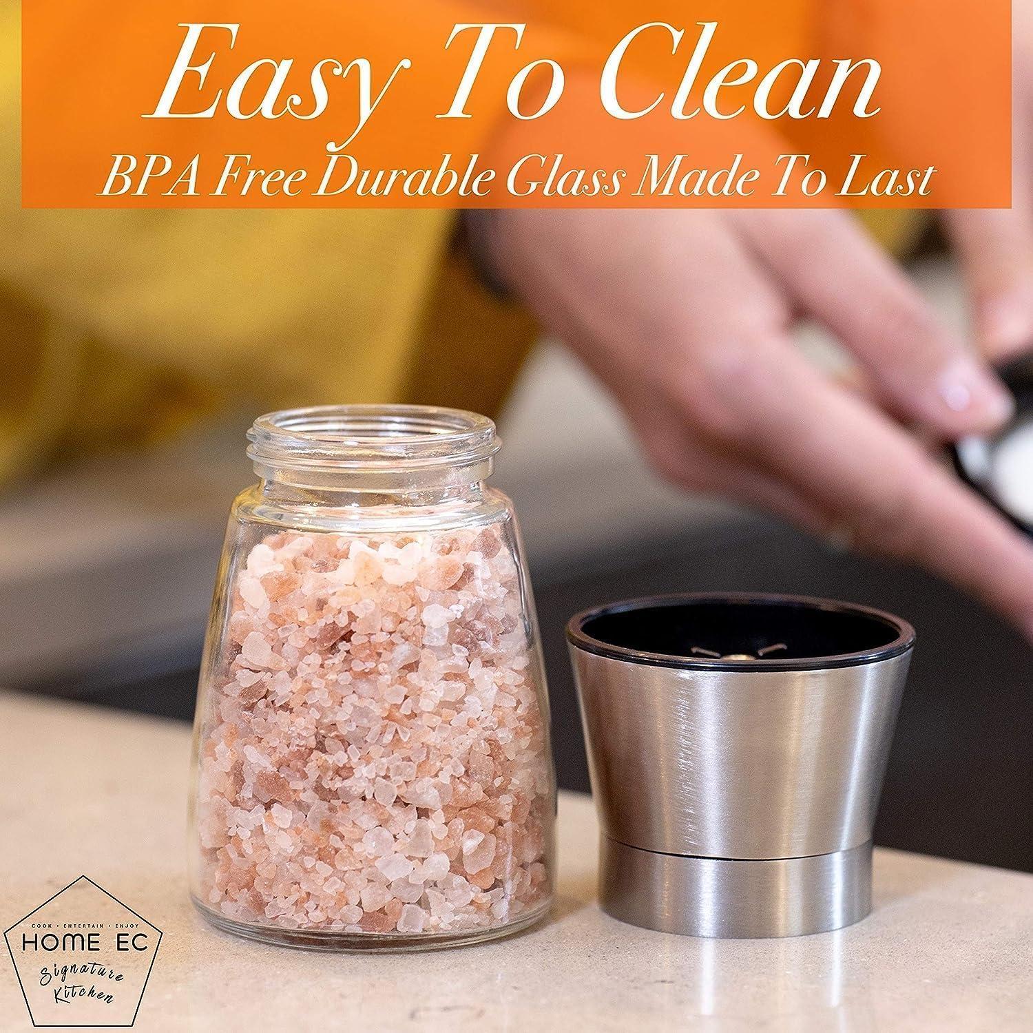 Molino de Sal y Pimienta Acero Inoxidable Ajustable 13.5 cm