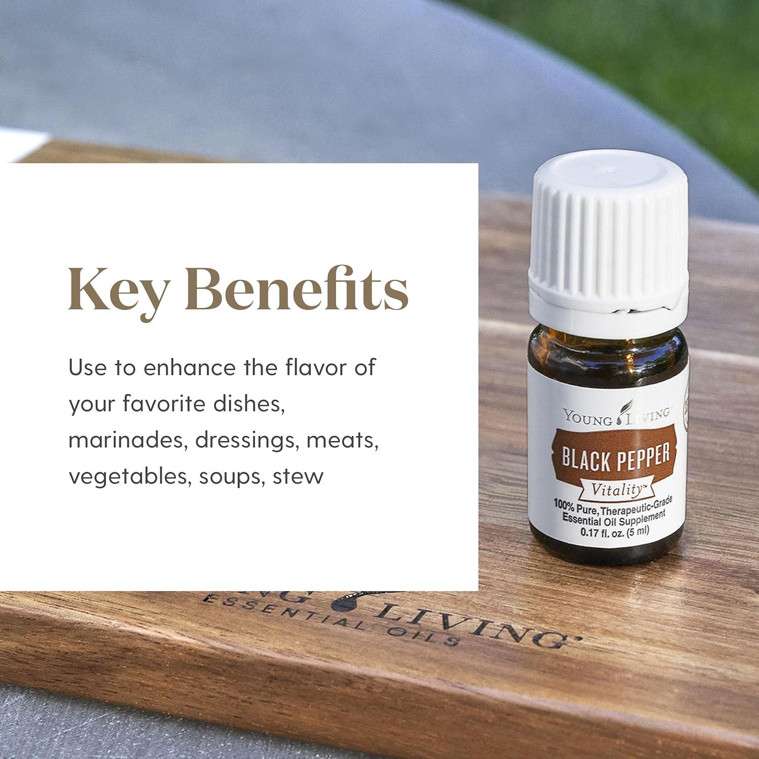 Pimienta Negra Vitalidad Joven Vida 5ml - Sazonador Antioxidante