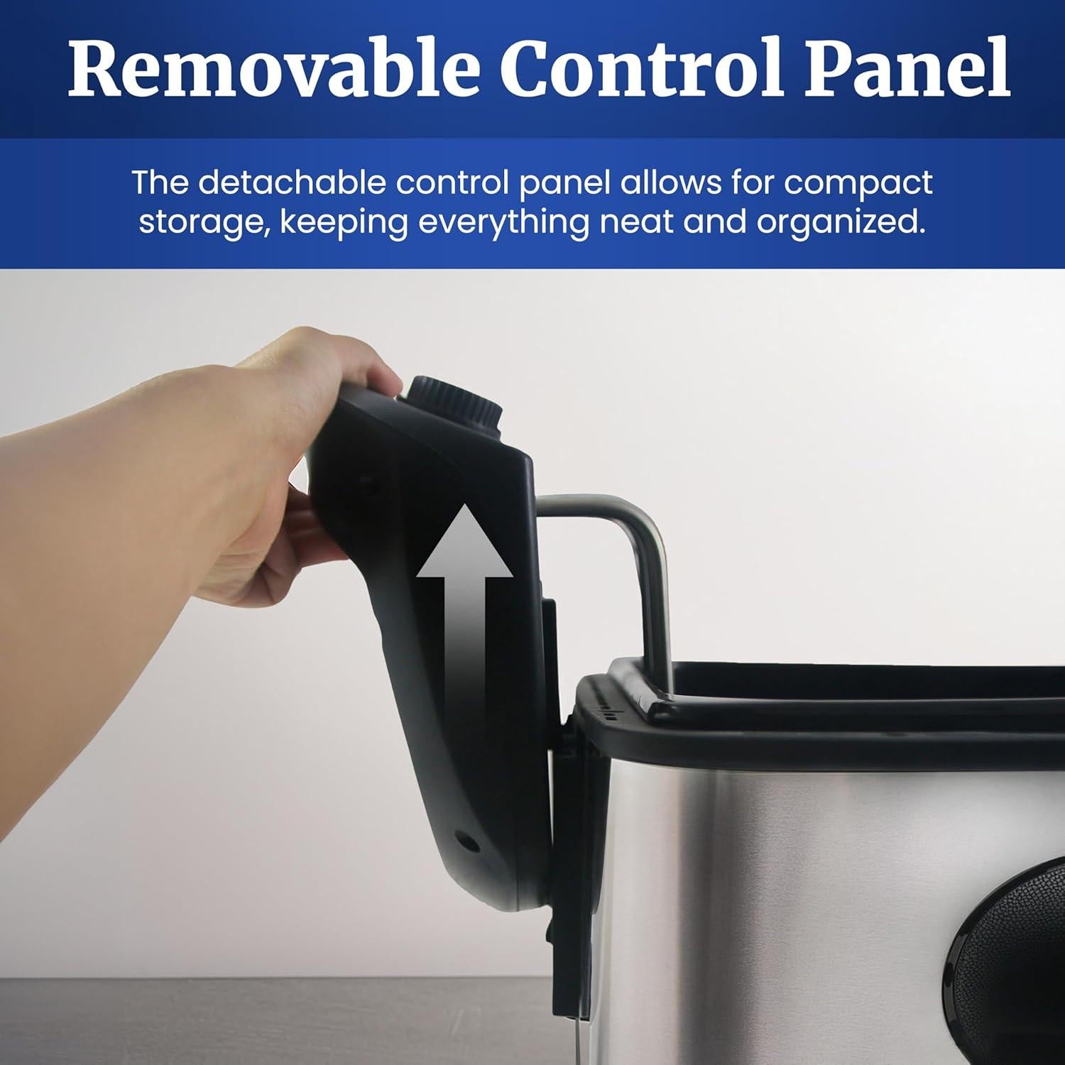 Freidora Profunda Elite Gourmet EDF-401T 4.5L 1700W 3 Cestas