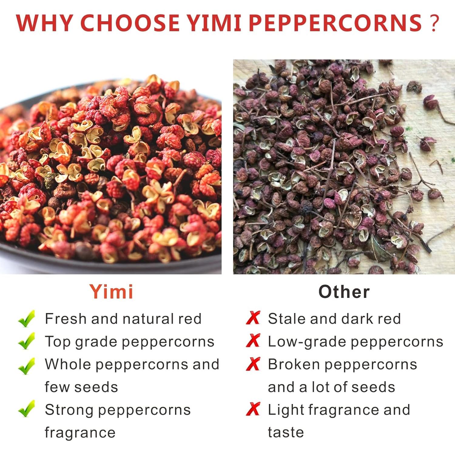 Pimienta de Sichuan Yimi Grado AAA 59.4 g - Sabor Fuerte