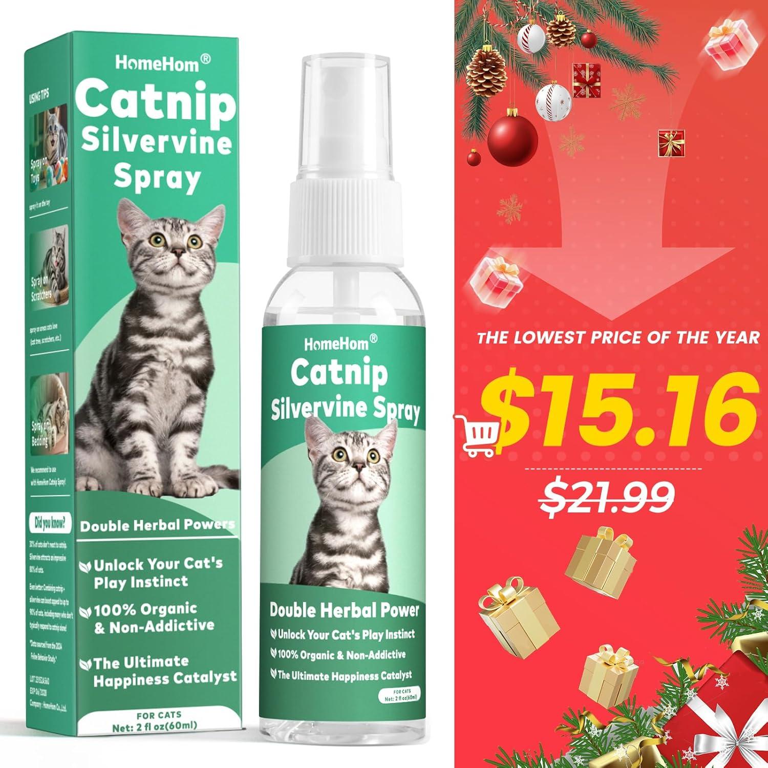 Spray de Hierba Gatera HomeHom con Silvervine 56.7 ml