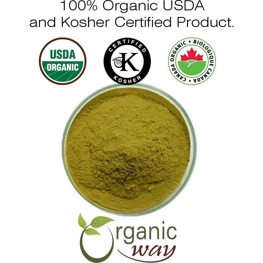 Polvo de Hoja de Diente de León Orgánico 227g - Organic Way