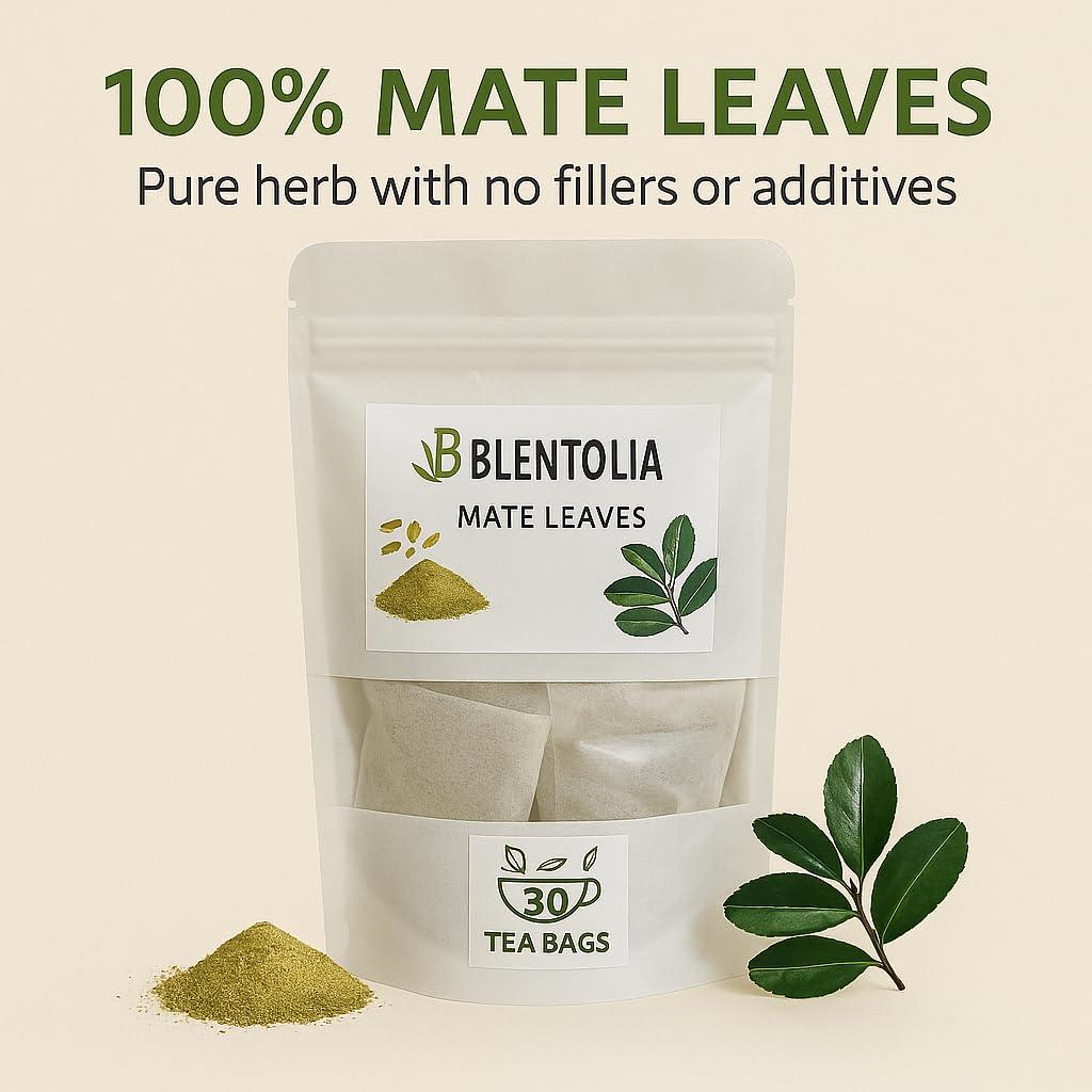 Té de Yerba Mate Blentolia - 30 Bolsitas Ecológicas - Energía Natural
