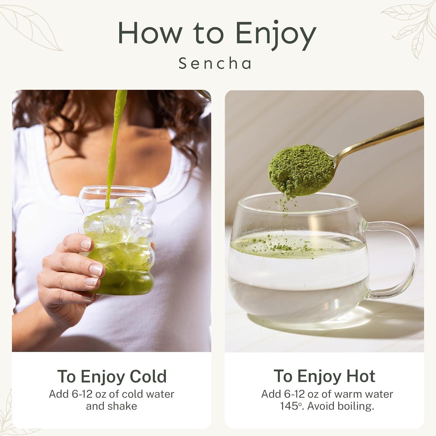 Té Verde Sencha Orgánico Yu Tea, 100 Porciones, 75 g