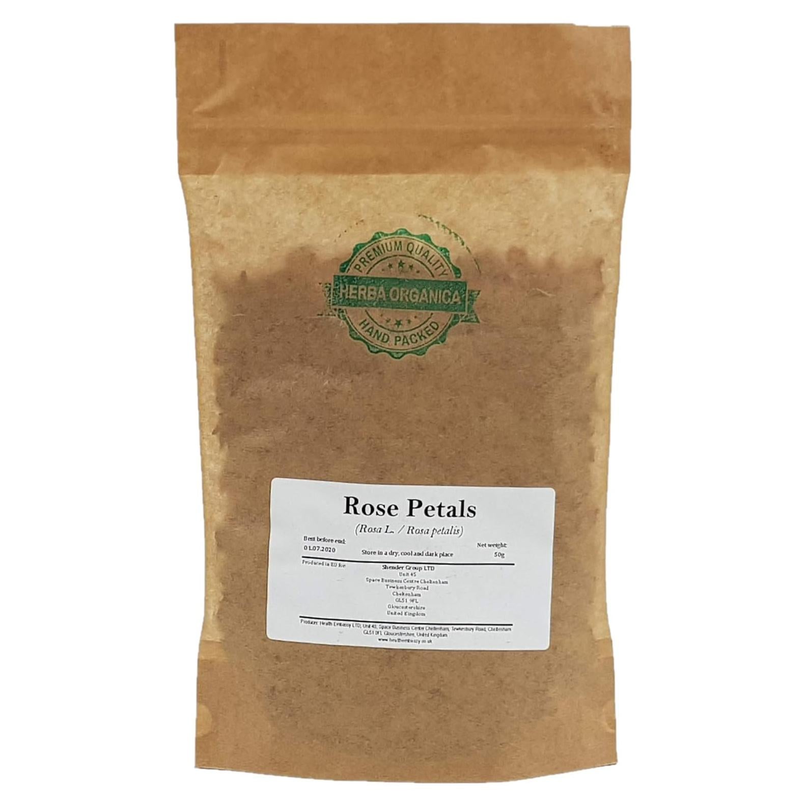 Pétalos de Rosa Orgánica Herba - 100g - Sin OGM