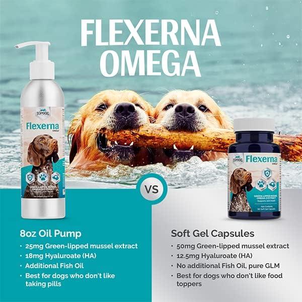 Suplemento Articular Flexerna Omega TopDog 8 Oz para Perros