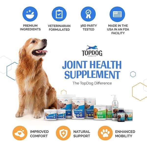 Suplemento Articular Flexerna Omega TopDog 8 Oz para Perros