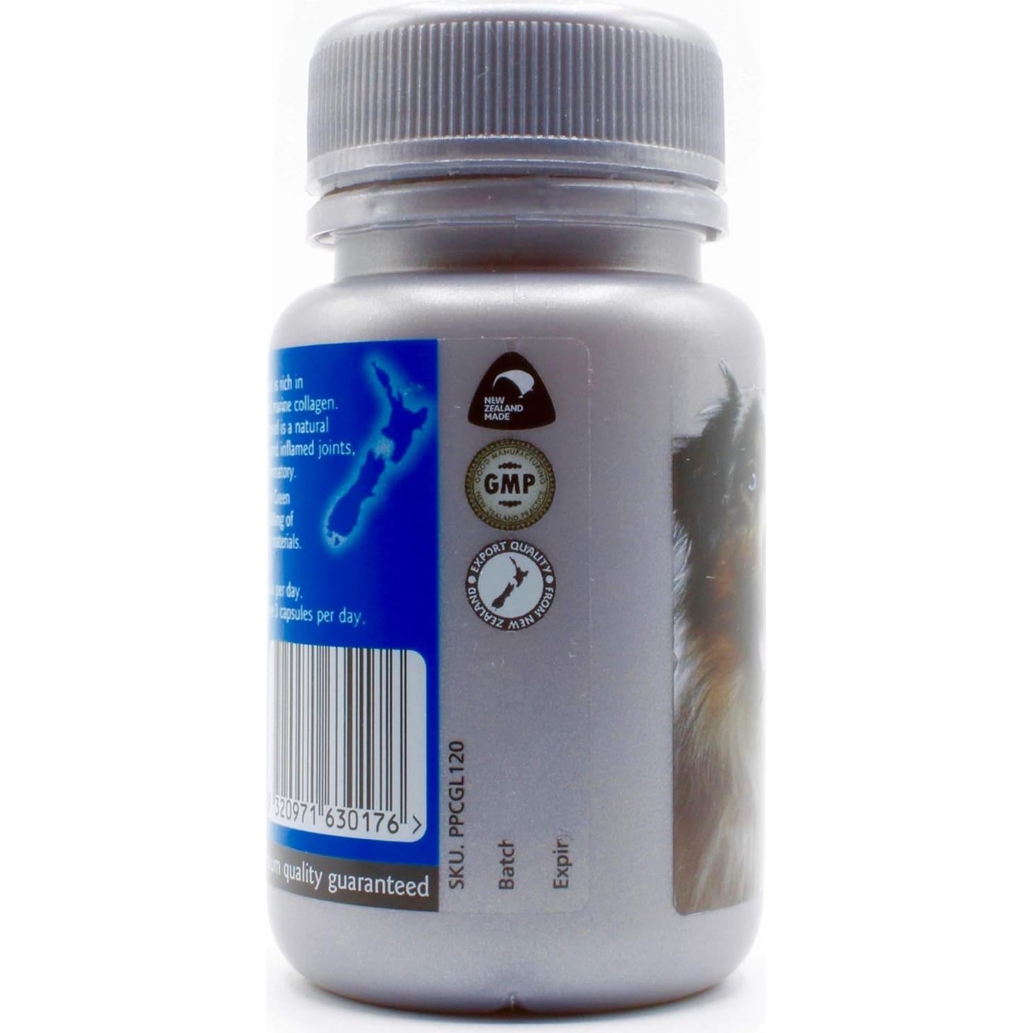 Cápsulas de Mejillón de Labio Verde PurePets 200mg x 120