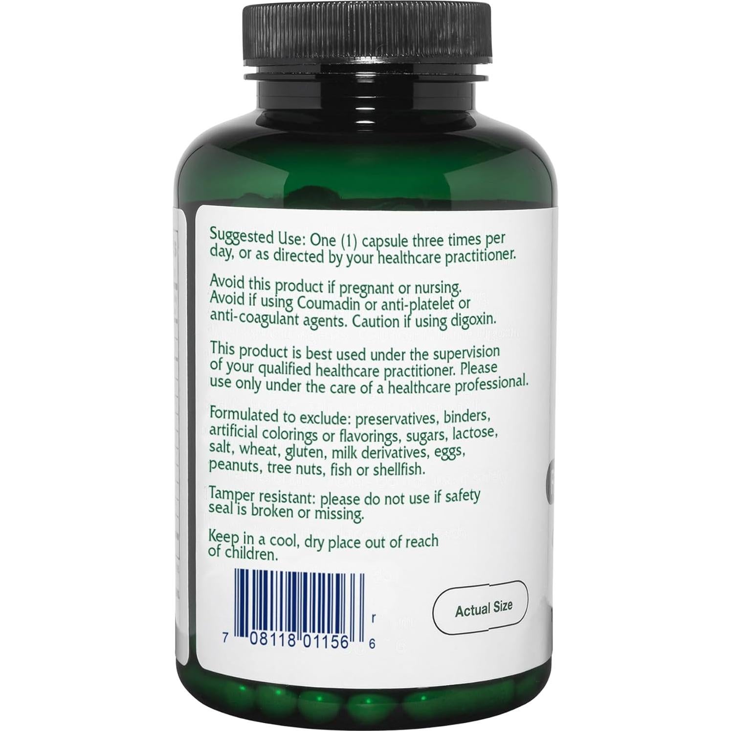 Suplemento Vegano Vitanica Rauwolfia Extra 180 Cápsulas