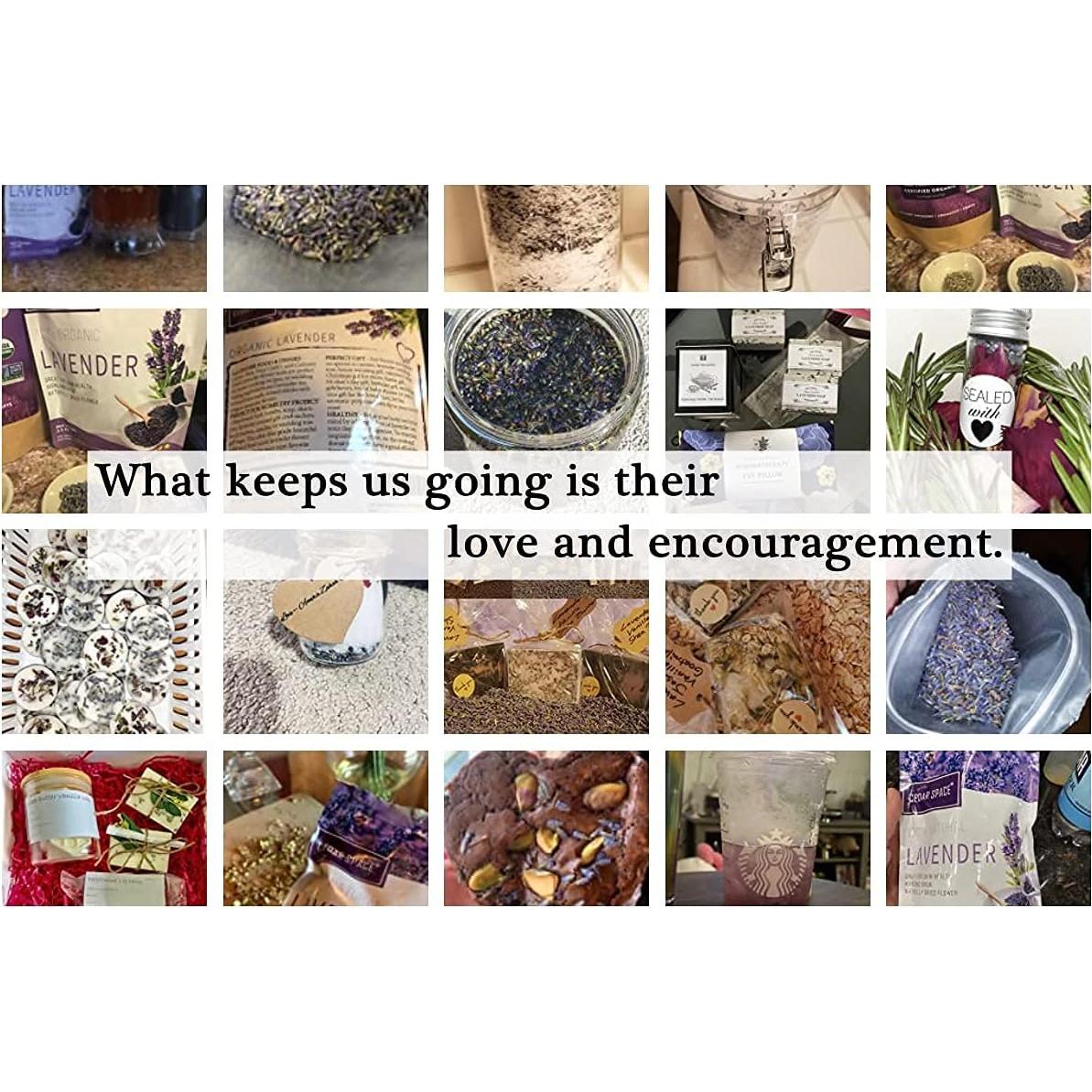 Flores Secas de Lavanda Cedar Space 70g para Aromaterapia