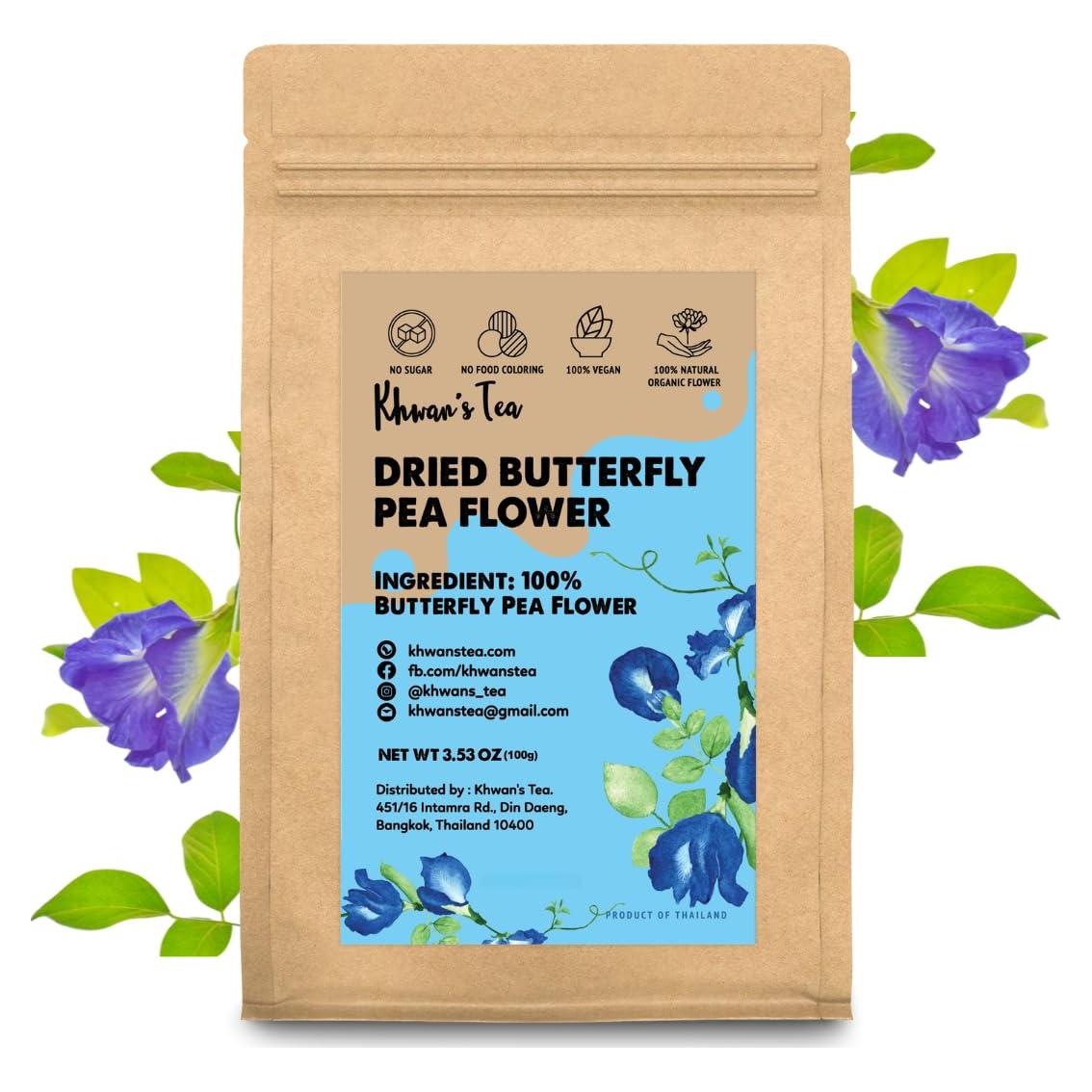 Té de Flores de Guisante Mariposa Khwan 100g - Sin Cafeína