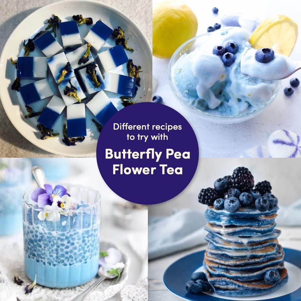 Té Herbal VAHDAM Flor de Guisante Mariposa 15 Bolsitas