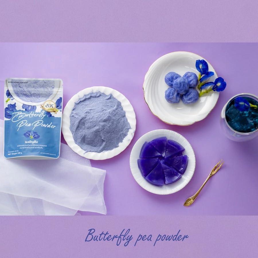 Polvo de Flor de Guisante Mariposa 100% Puro - 2 x 100g