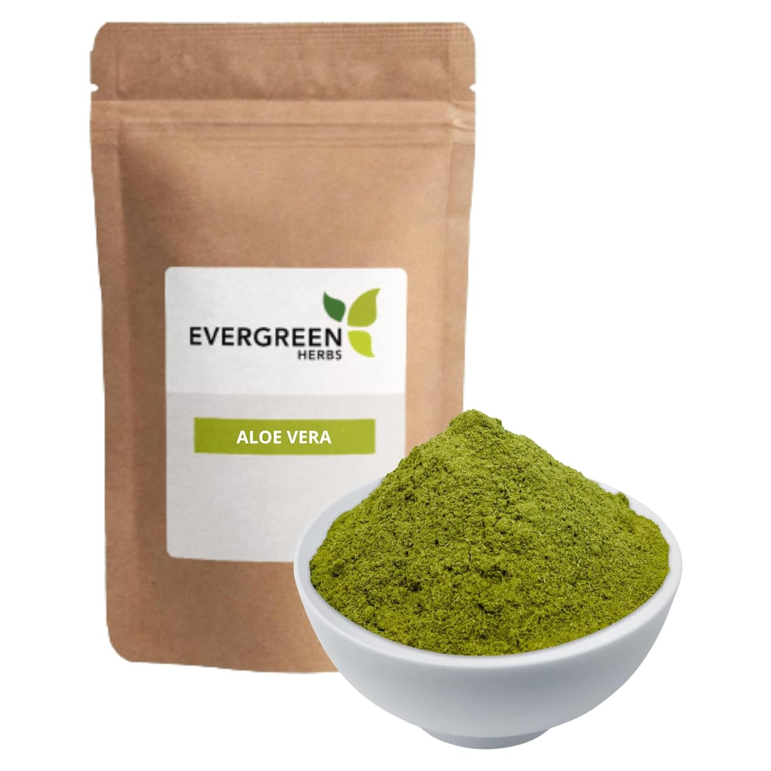 Polvo de Sábila 227 g Evergreen Herbs - Aloe Vera Orgánico