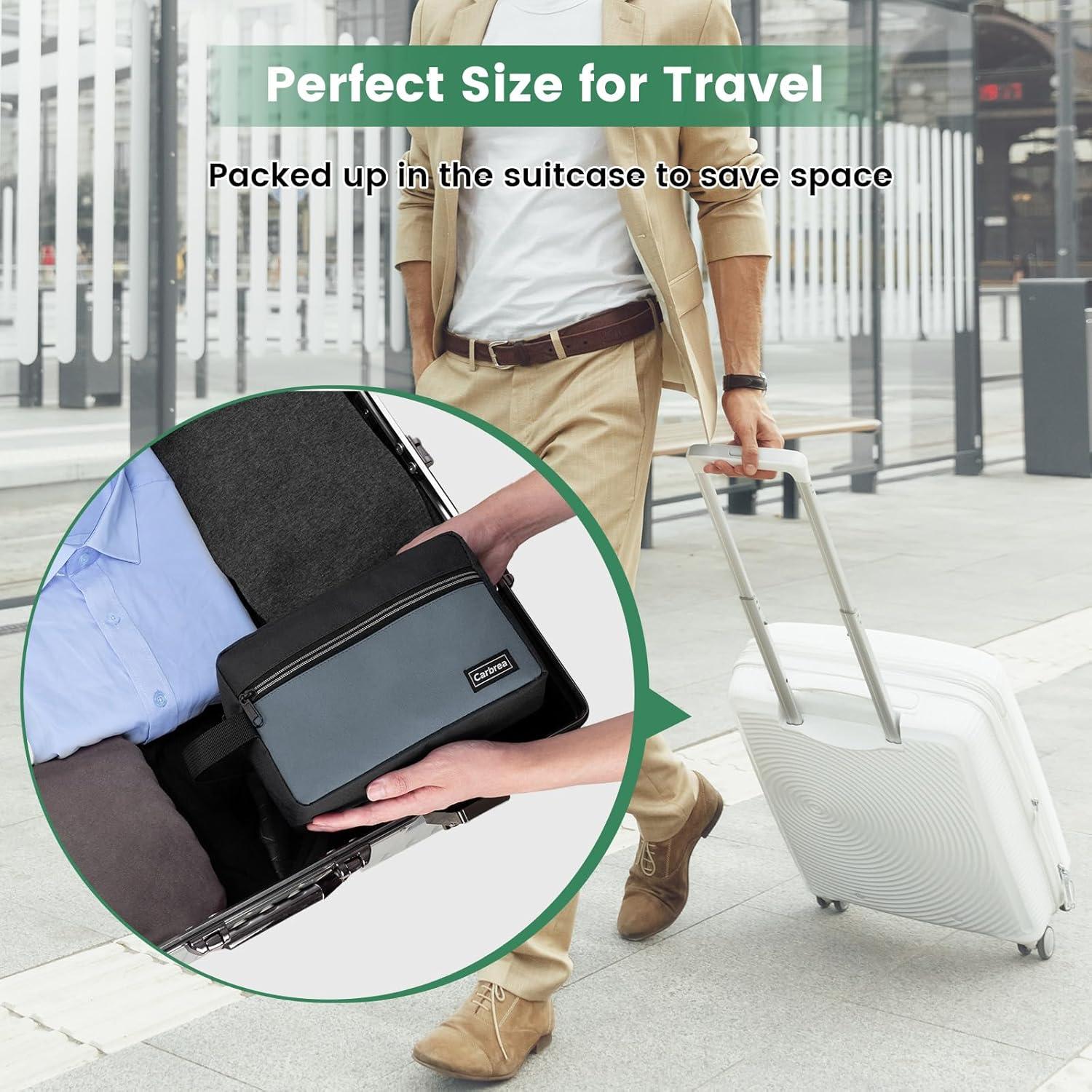 Bolsa de Aseo de Viaje Carbrea Mediana Negra