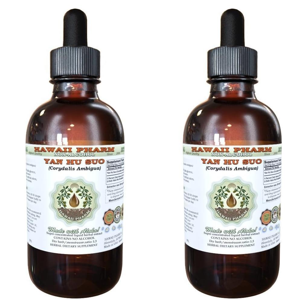 Extracto Líquido Sin Alcohol Yan Hu Suo 236.6 ml - Hawaii Pharm