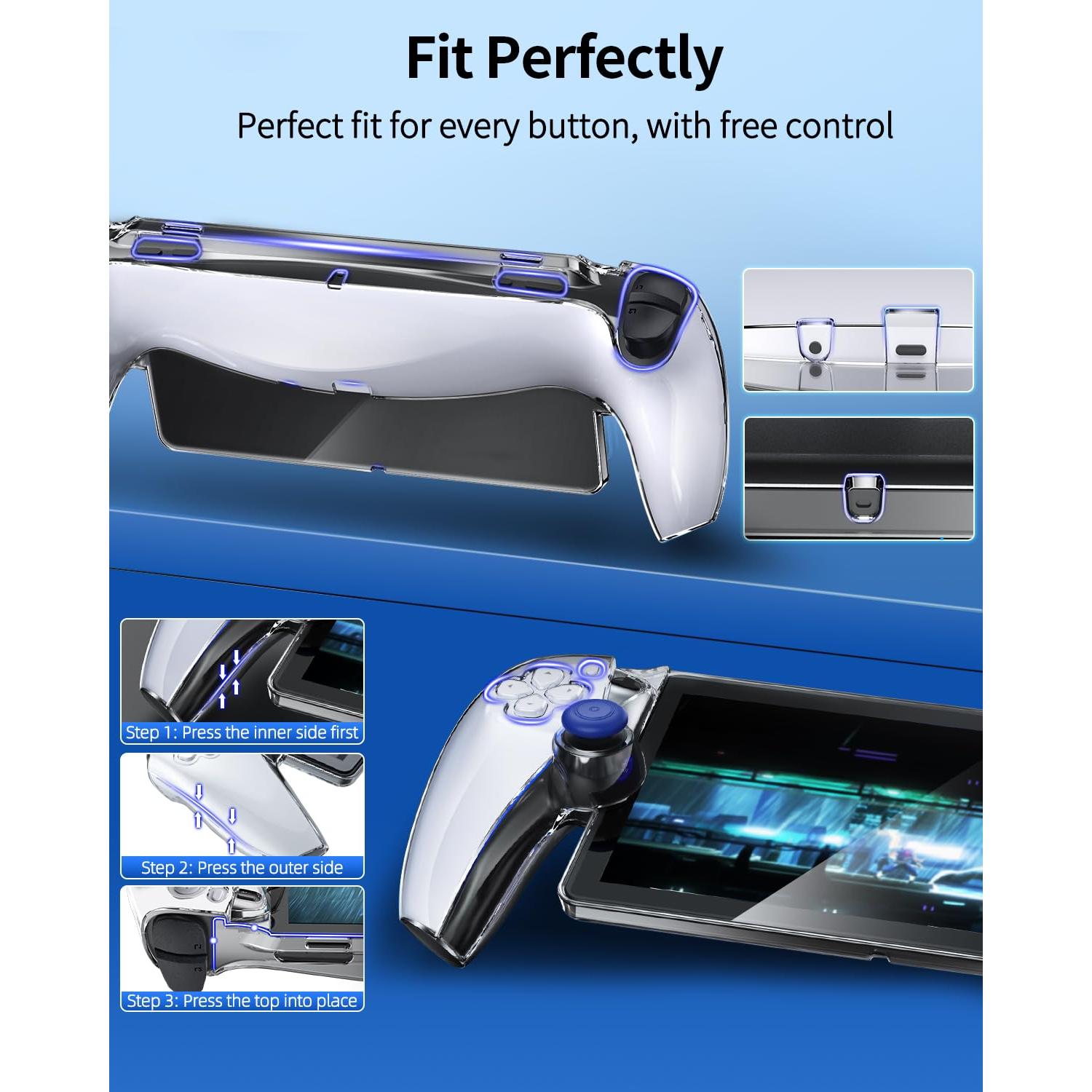 FYOUNG Estuche y Accesorios para Controlador PS Portal