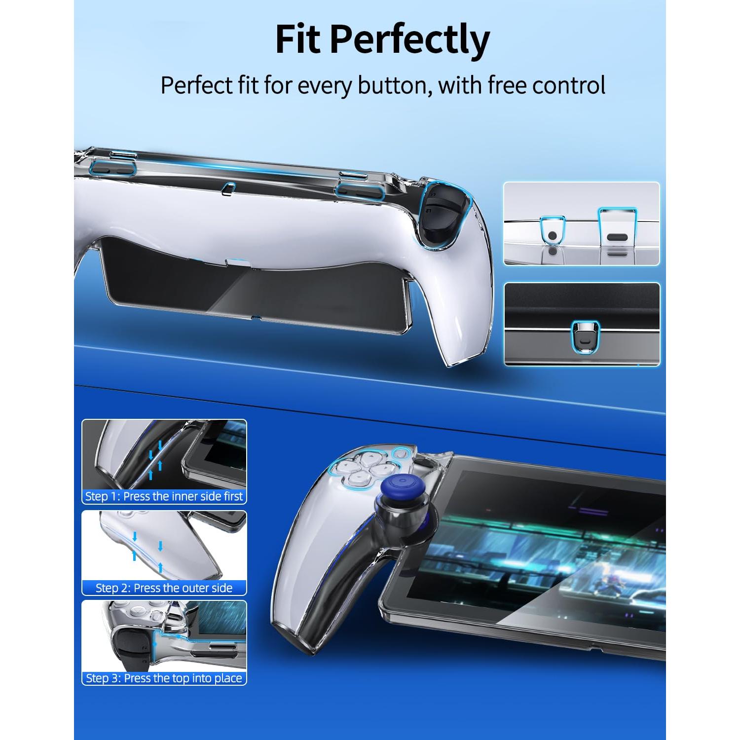 FYOUNG Estuche y Accesorios para Controlador PS Portal