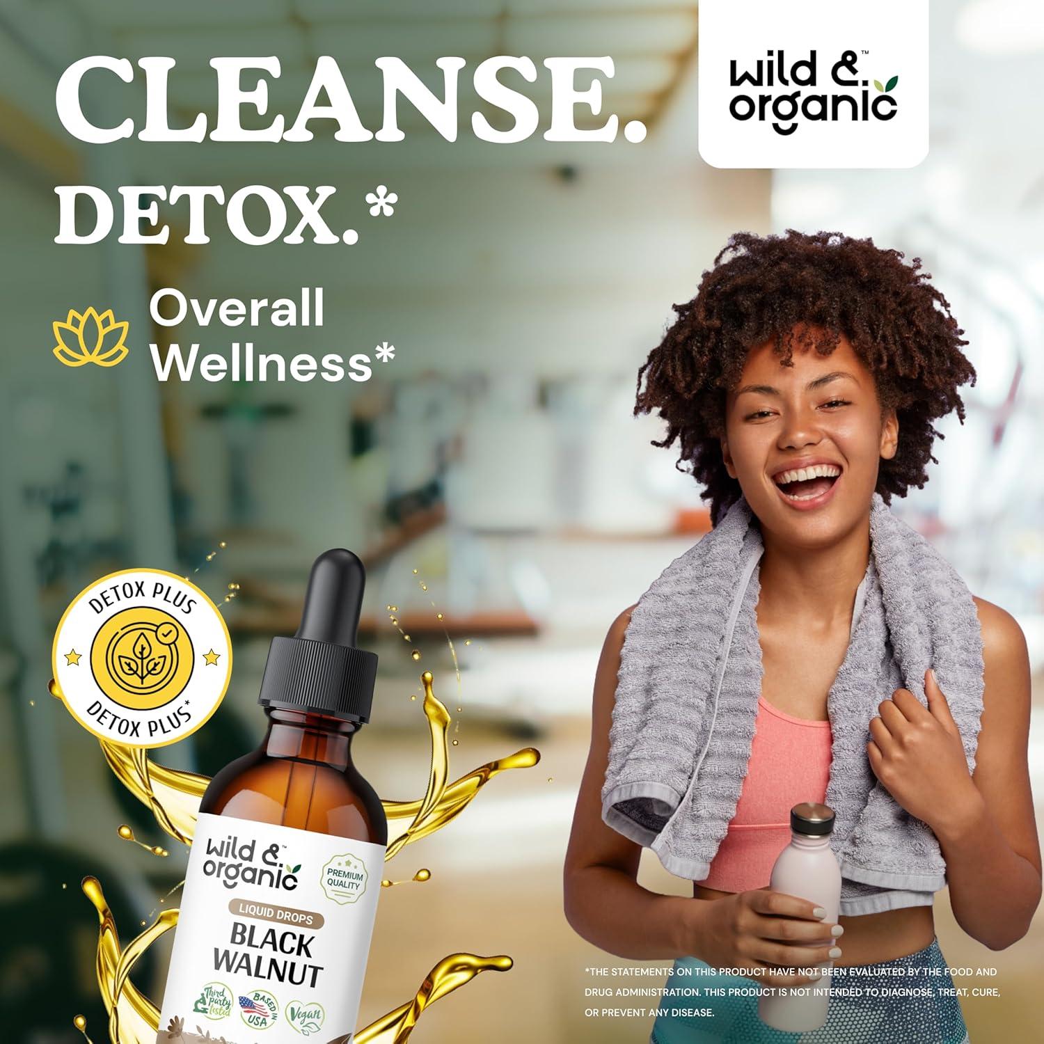 Tintura de Nogal Negro Orgánico 59 ml + Gominolas de Clorofila 60 Unidades