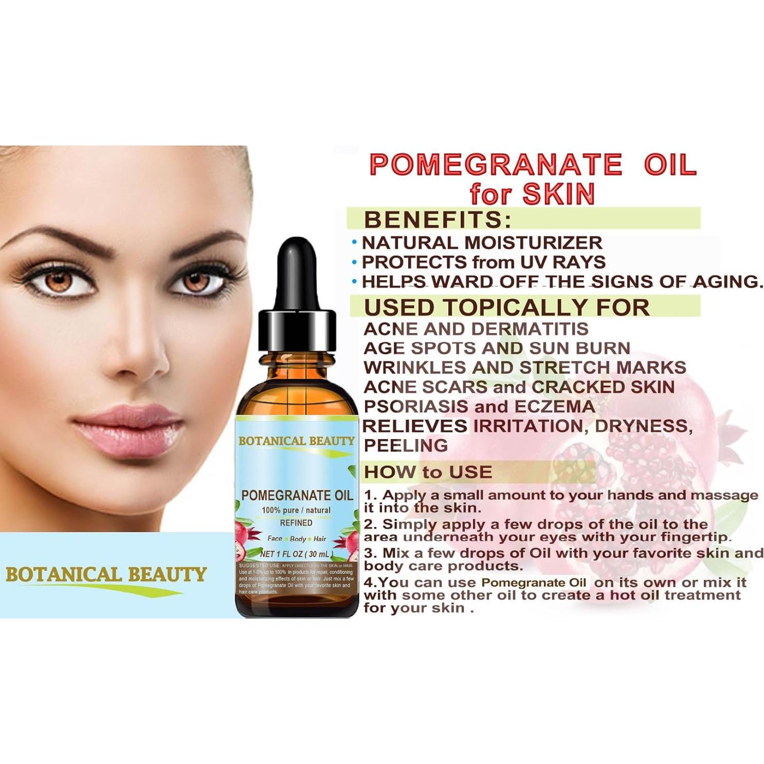 Aceite de Granada 100% Puro Belleza Botánica 30 ml