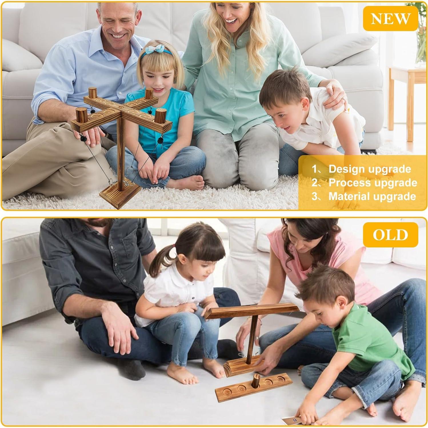 Juego de Gancho y Anillo Gelabur - Madera Ecológica 30 cm