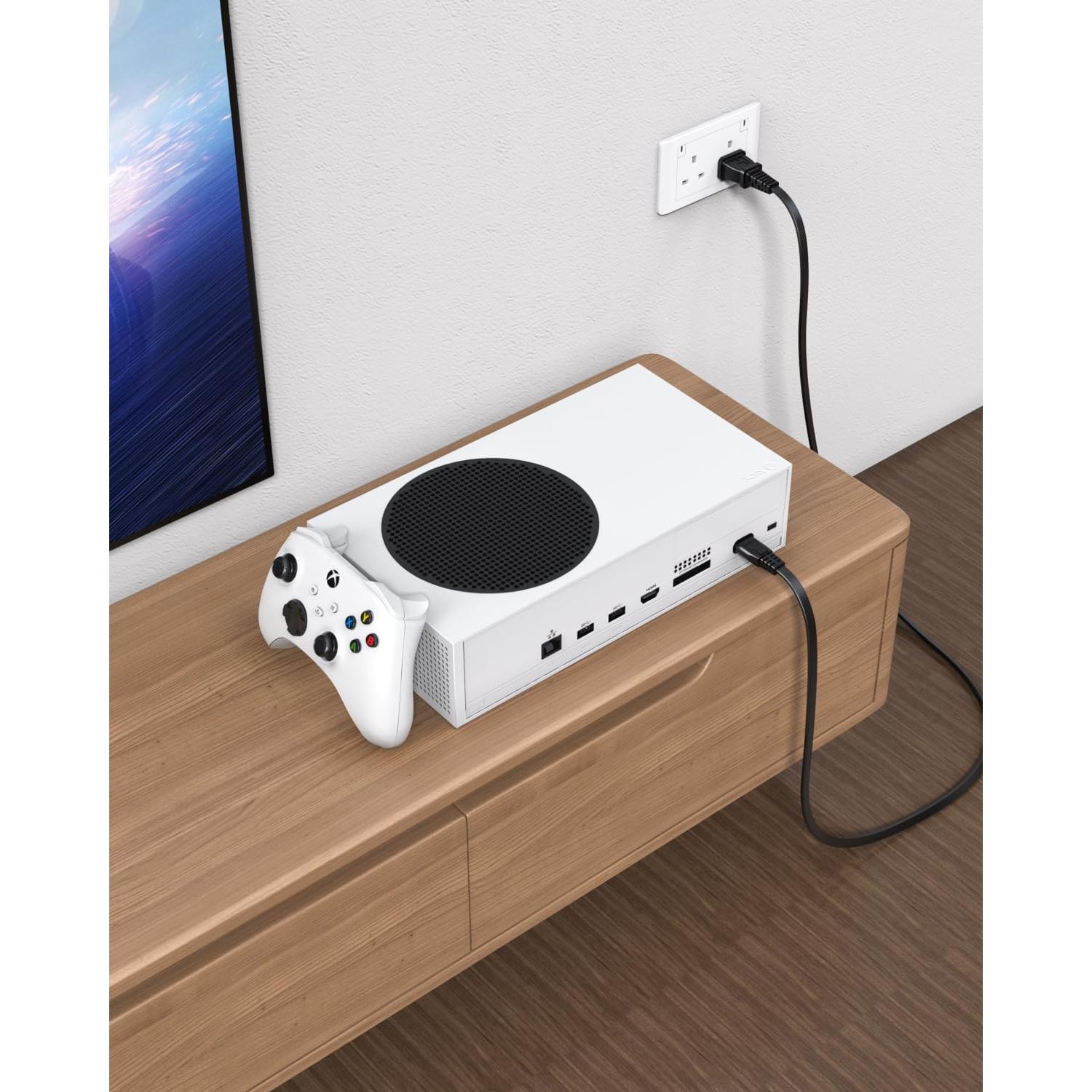 Cable de Alimentación AC SUPERER 1,22 m para Xbox y PS