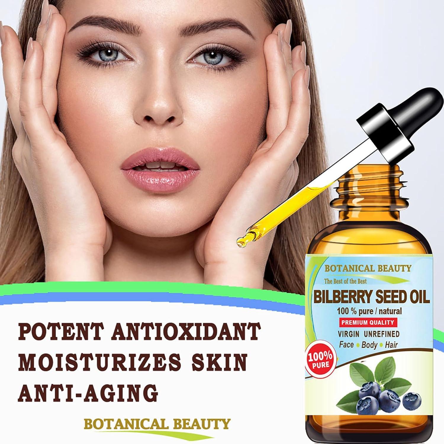 Aceite de Semilla de BILBERRY 100% Puro Virgen 29.57 ml