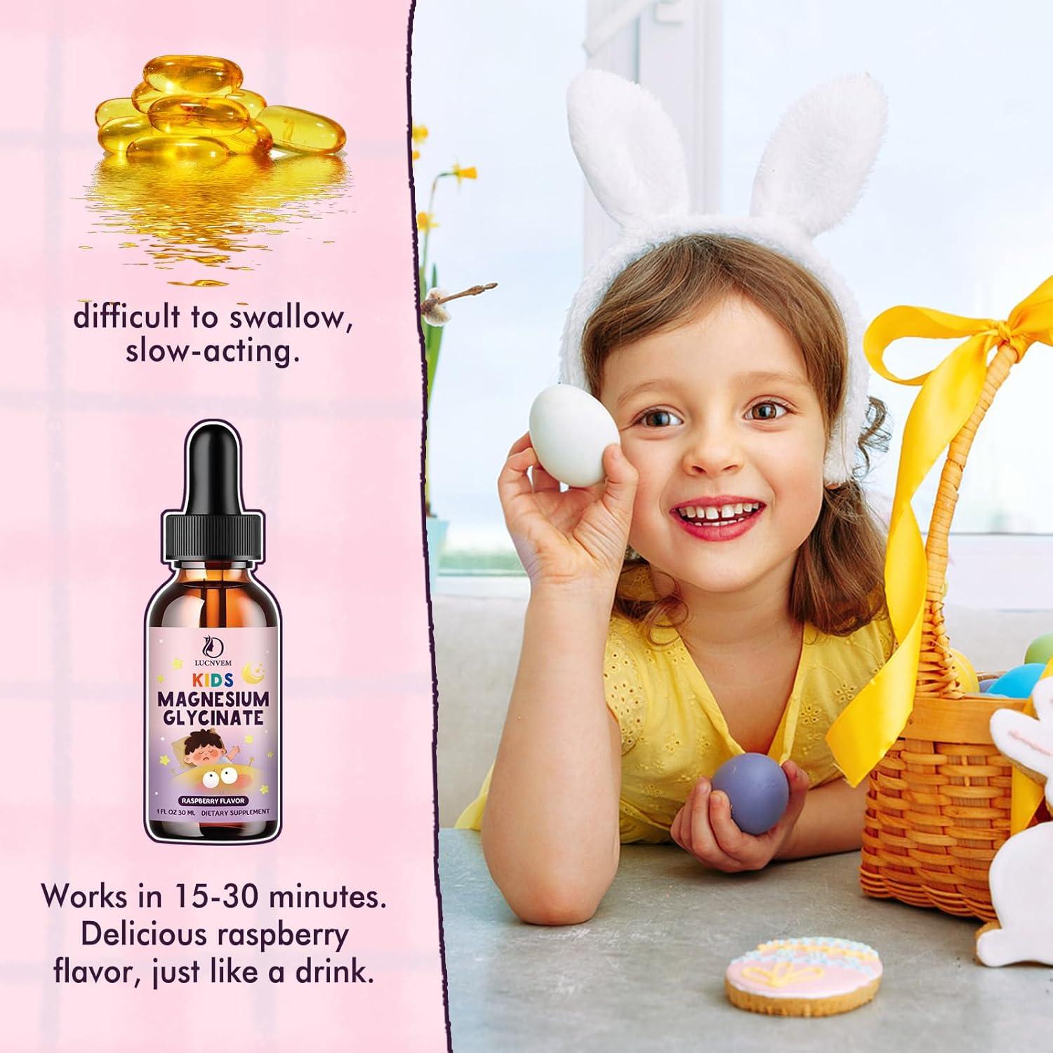 Gotas Líquidas de Glicinato de Magnesio LUCNVEM 2x30ml Frambuesa