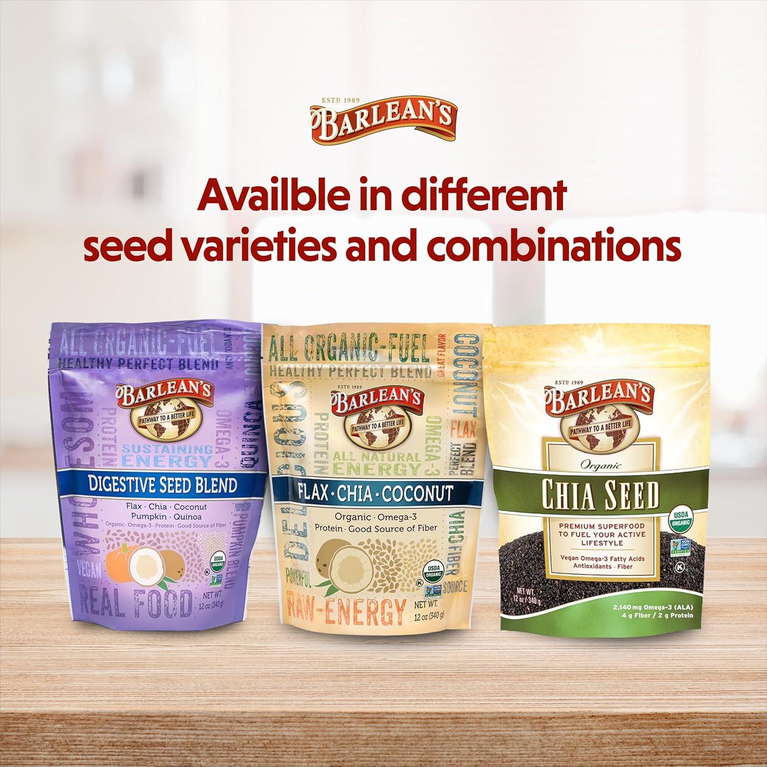 Suplemento de fibra Barlean's 340g - Mezcla de semillas digestivas