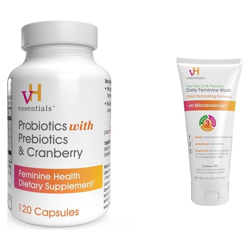 Suplemento Salud Femenina vH essentials Probioticos 120 Cápsulas