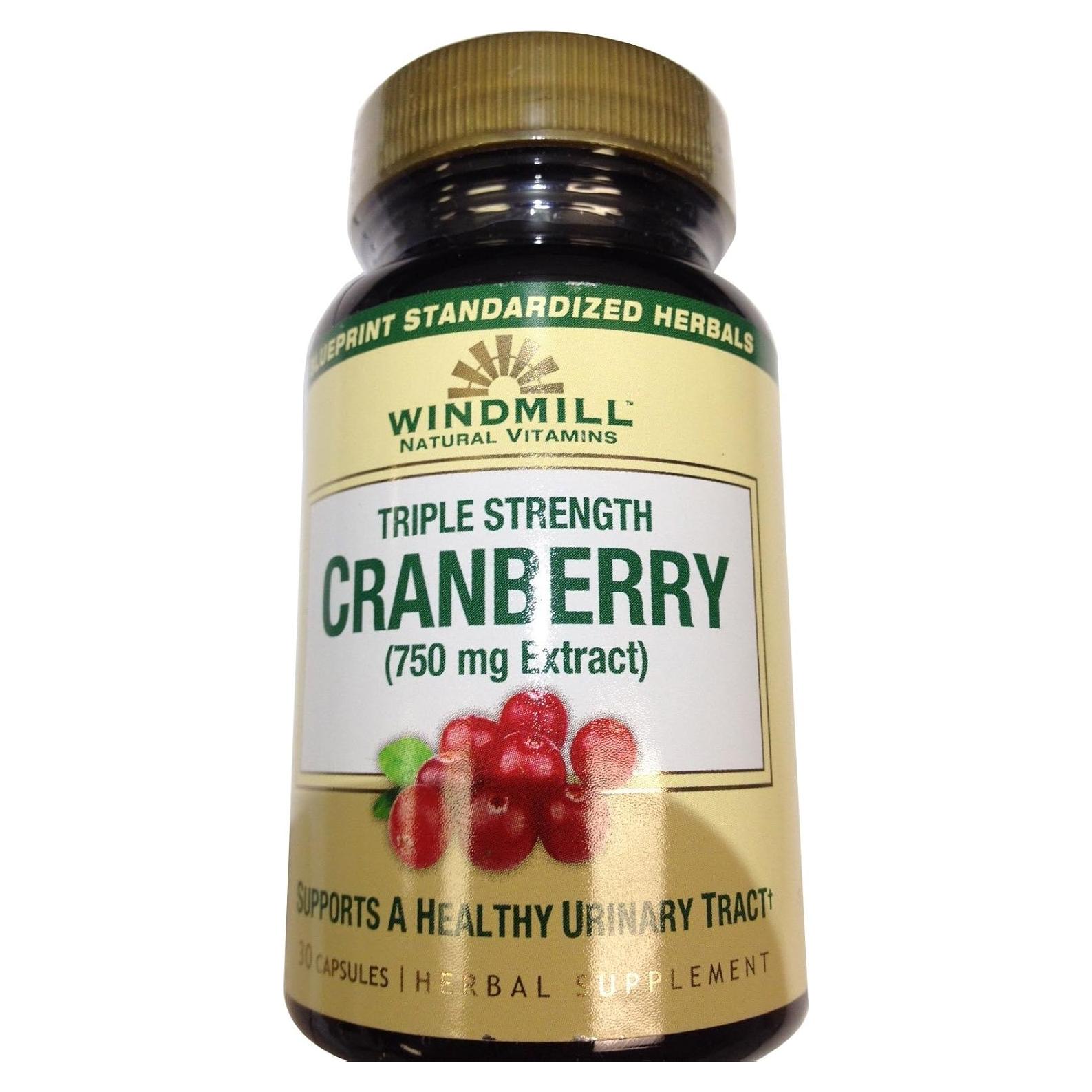 Vitaminas Arándano 750 mg Windmill - 30 Cápsulas