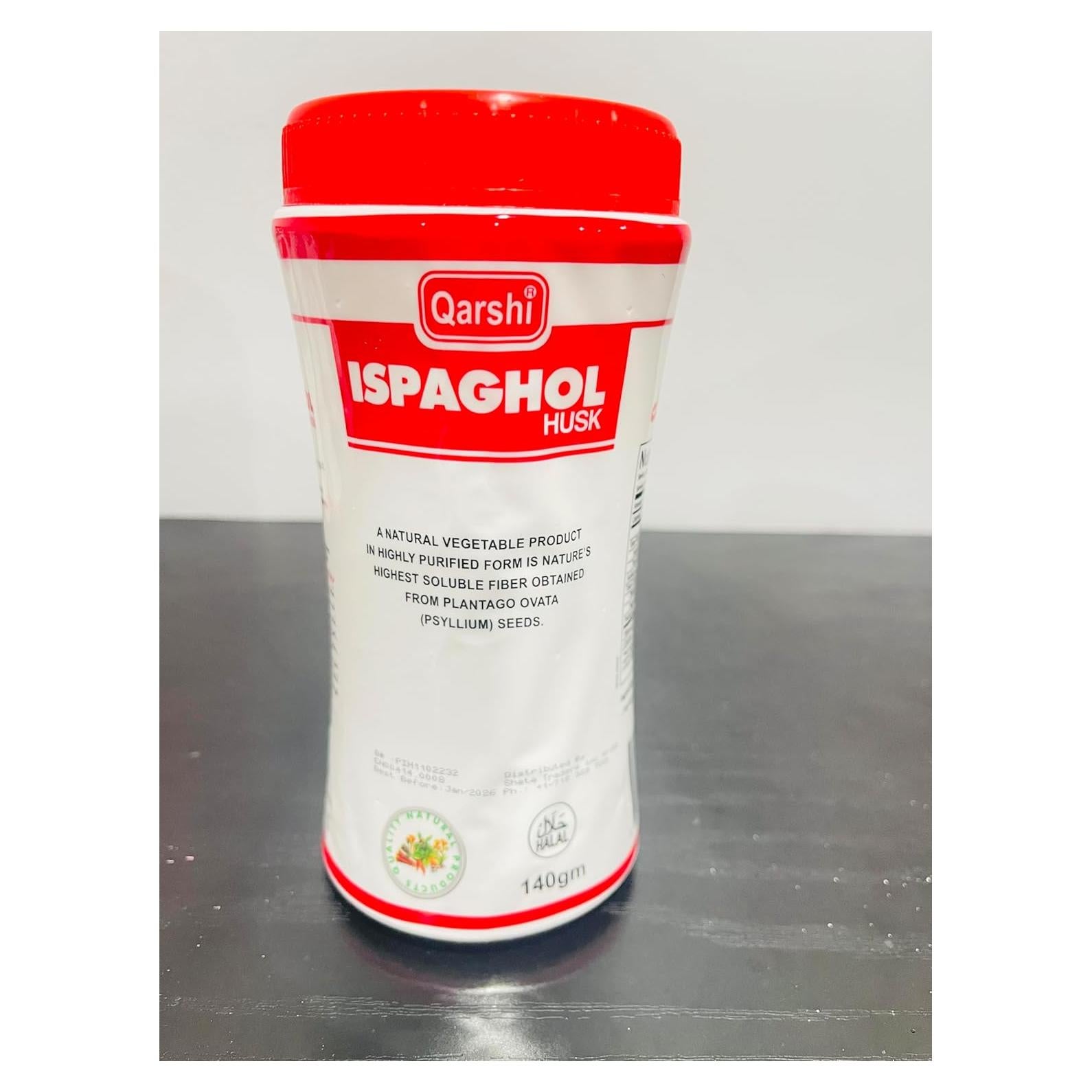 Cápsulas de Cáscara de Ispaghol Qarshi 100g - Fibra Natural
