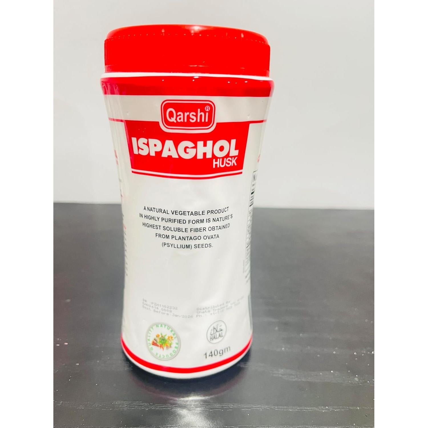 Cápsulas de Cáscara de Ispaghol Qarshi 100g - Fibra Natural