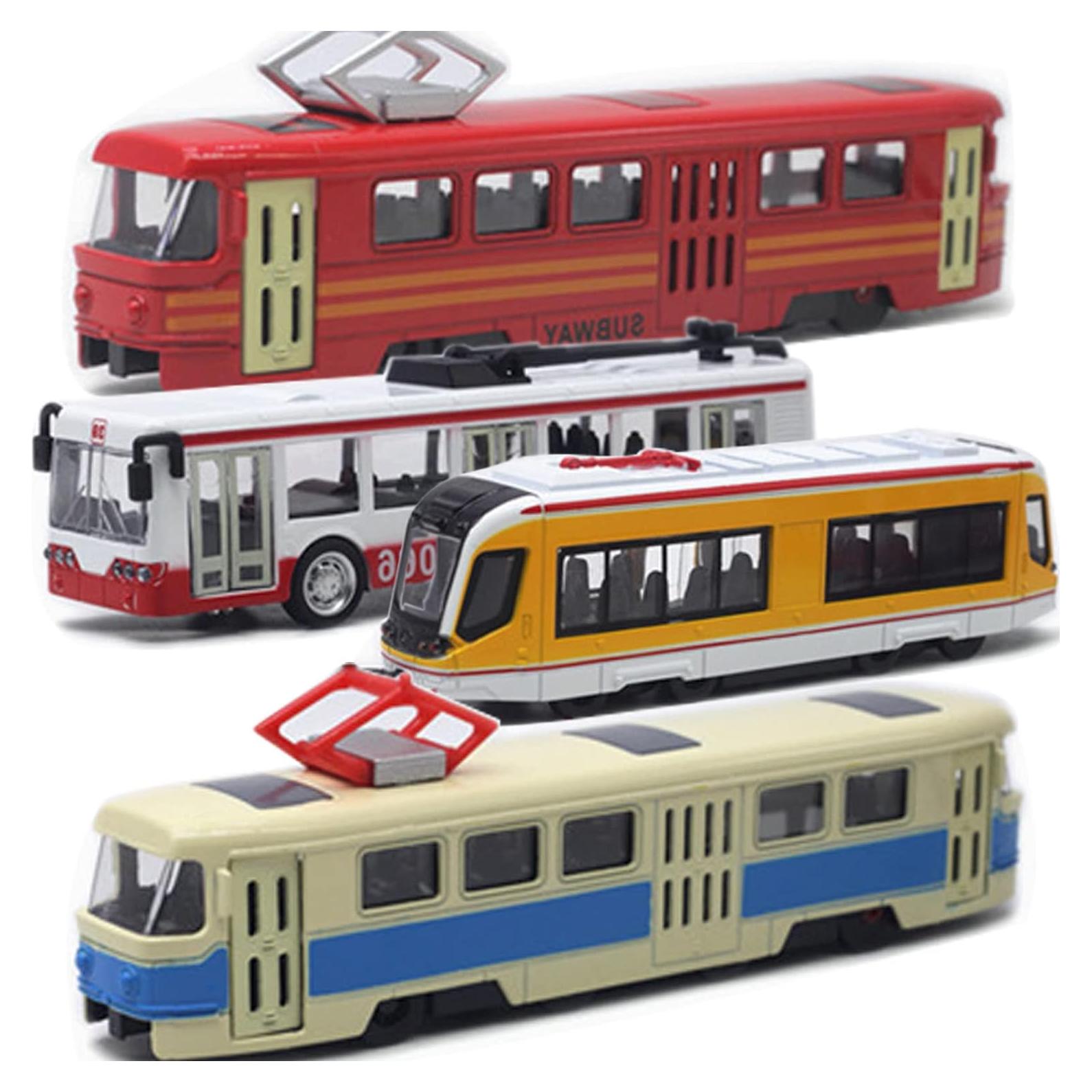 Juego de Trenes OTONOPI Set 4 Locomotoras Alta Velocidad